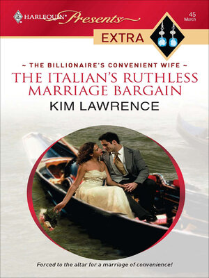 The Italian's Ruthless Marriage Bargain - ebook